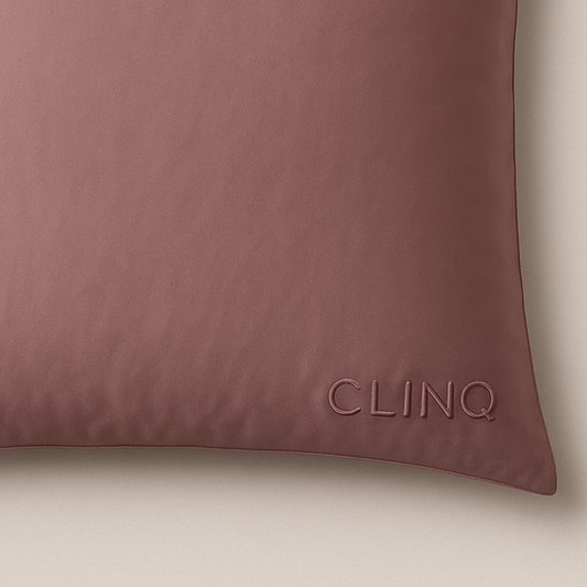 CLINQ – SILK Pillow (100% Mulberry Silk) - Rose