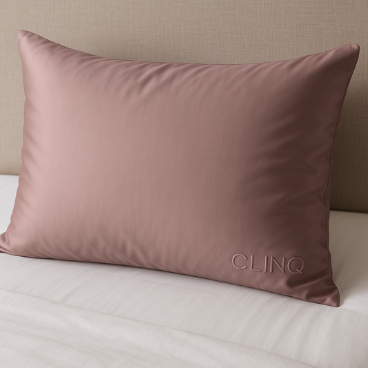 CLINQ – SILK Pillow (100% Mulberry Silk) - Rose