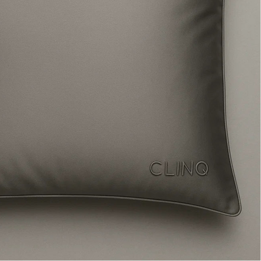 CLINQ – SILK Pillow (100% Mulberry Silk) - Grey