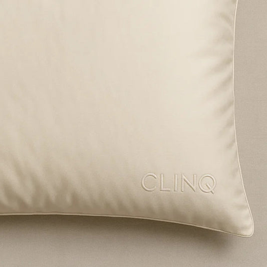 CLINQ – SILK Pillow (100% Mulberry Silk) - Cream