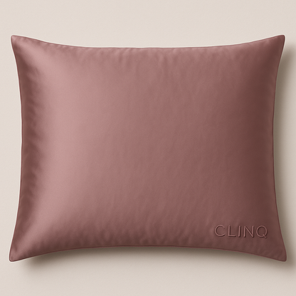 CLINQ – SILK Pillow (100% Mulberry Silk) - Rose