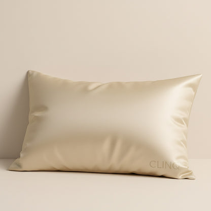 CLINQ – SILK Pillow (100% Mulberry Silk) - Cream